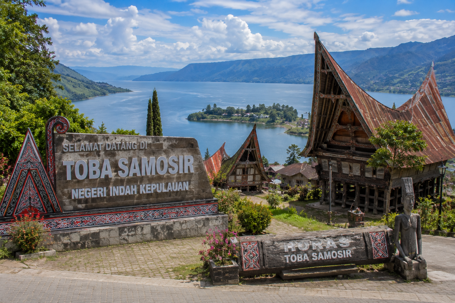 Toba Samosir: Tanah Batak di Tepian Danau Vulkanik Terbesar Dunia